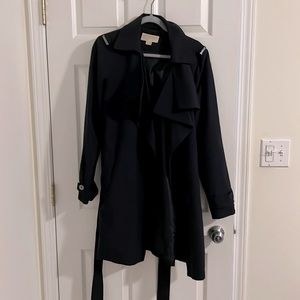 Michael Kors Navy Blue Short Trench with Belt
